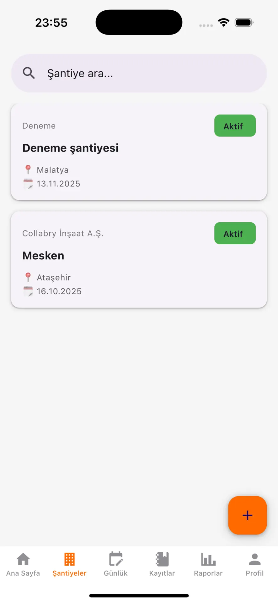 Şantiye Defteri screenshot 2