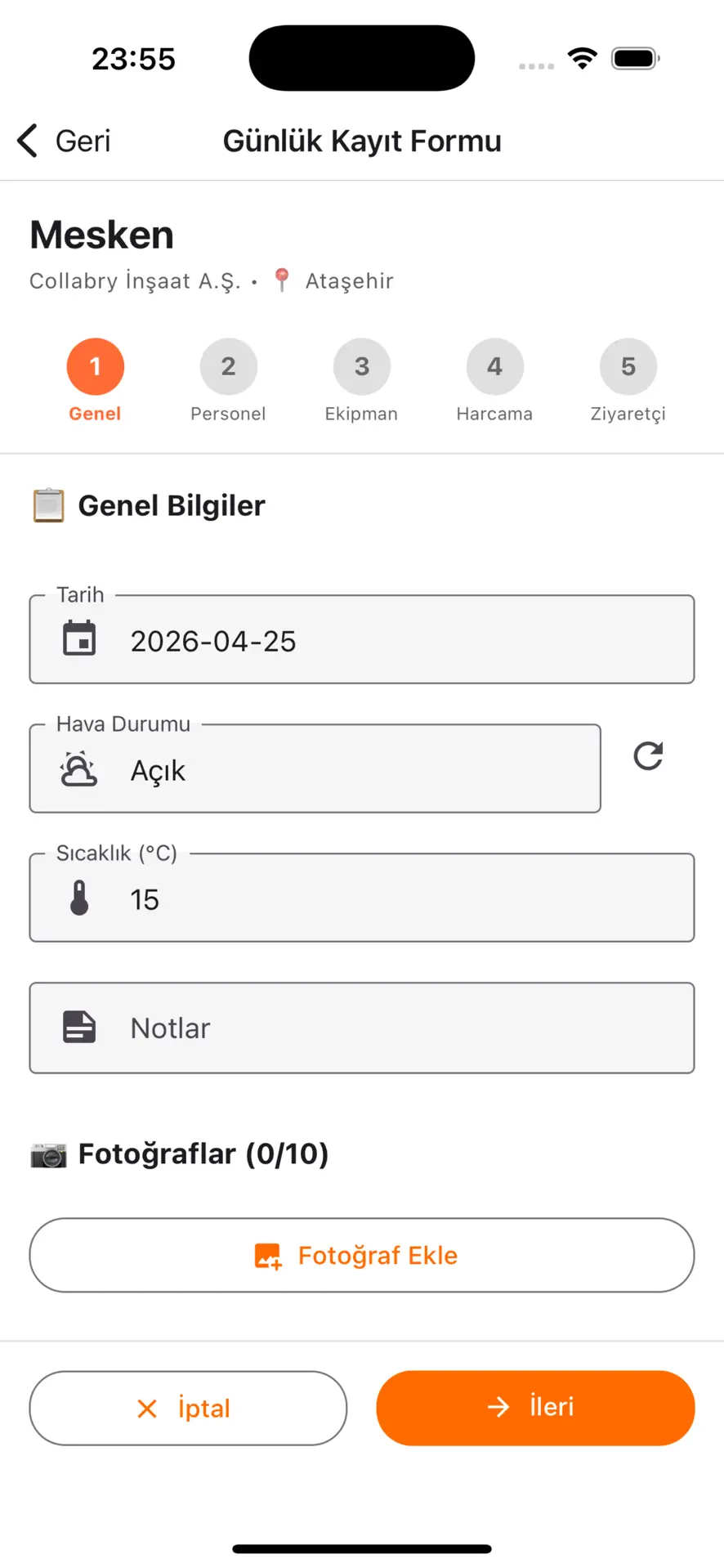 Şantiye Defteri screenshot 3