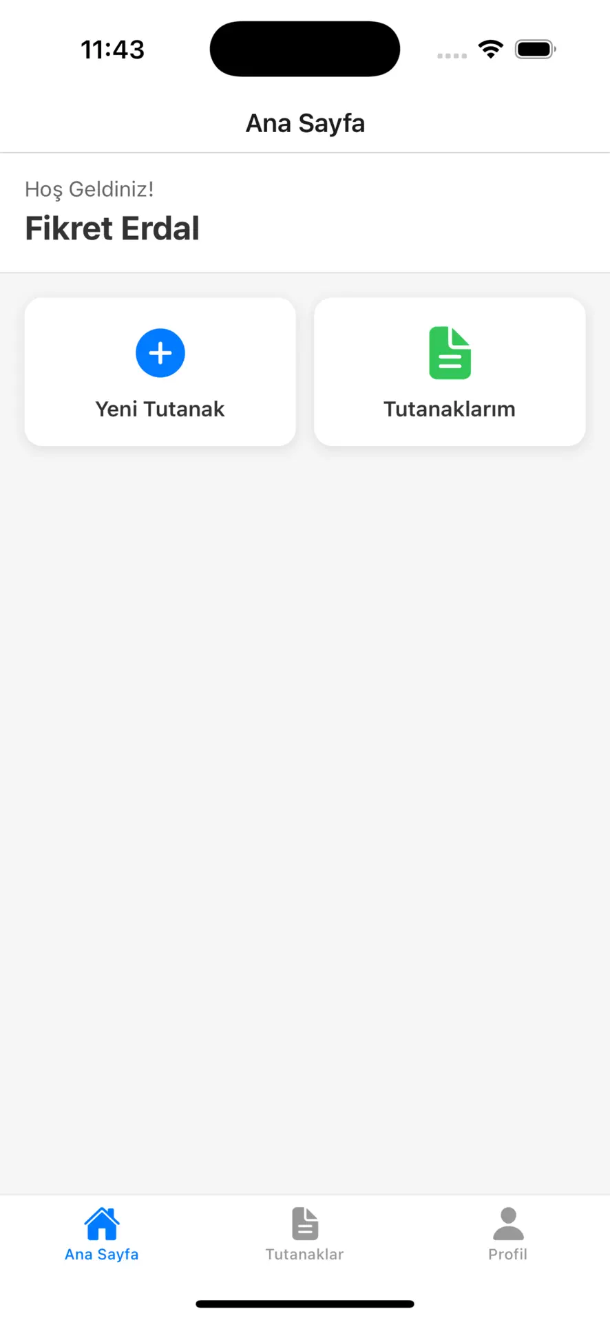 Tutanak Yönetim Sistemi (TYS) screenshot 1